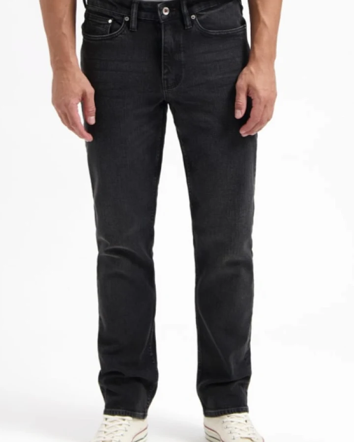 Kuyichi Herren vegan Jeans Scott Regular Vintage Schwarz