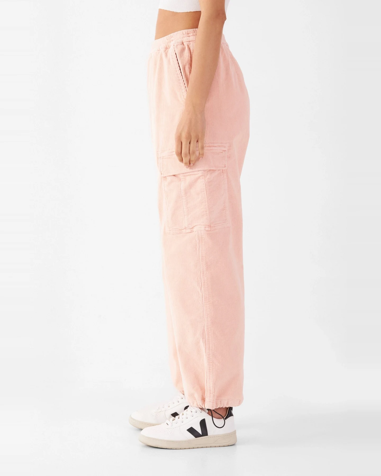 Dawn Damen vegan Hose Ray Cargo Rose – Ansicht 2