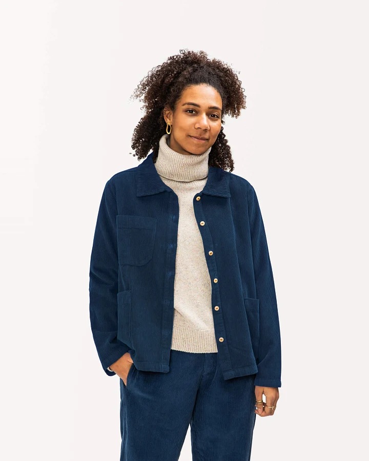 MATONA Damen vegan Jacke Classic Anchor Blue
