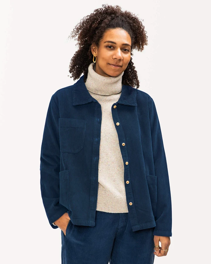 MATONA Damen vegan Jacke Classic Anchor Blue