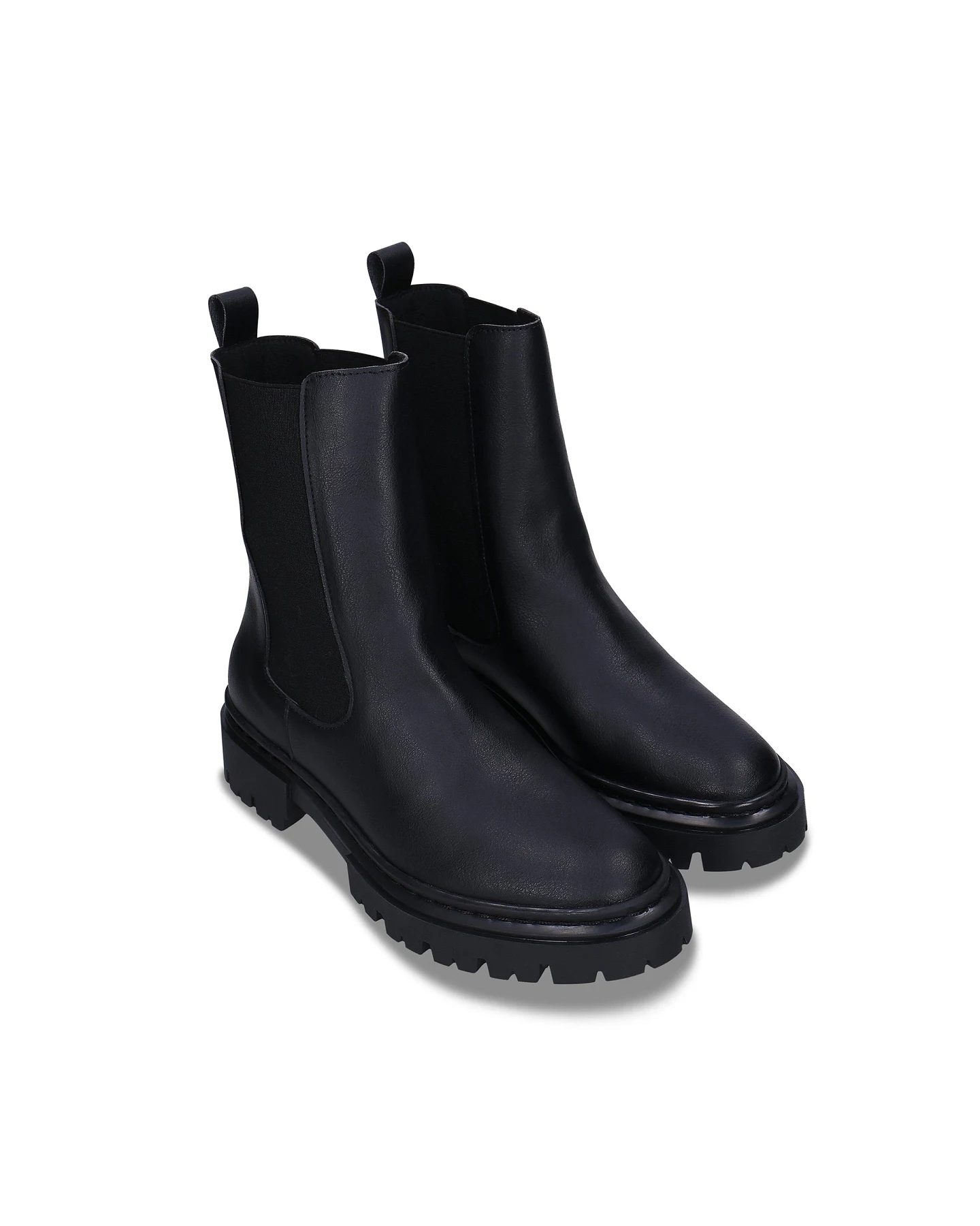 NAE Damen vegan Stiefel Vikky Veganes Öko-Leder Schwarz – Ansicht 2
