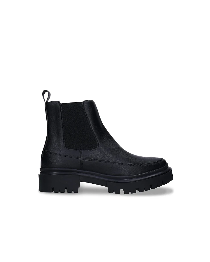 NAE Damen vegan Stiefel Selma Veganes Öko-Leder Schwarz