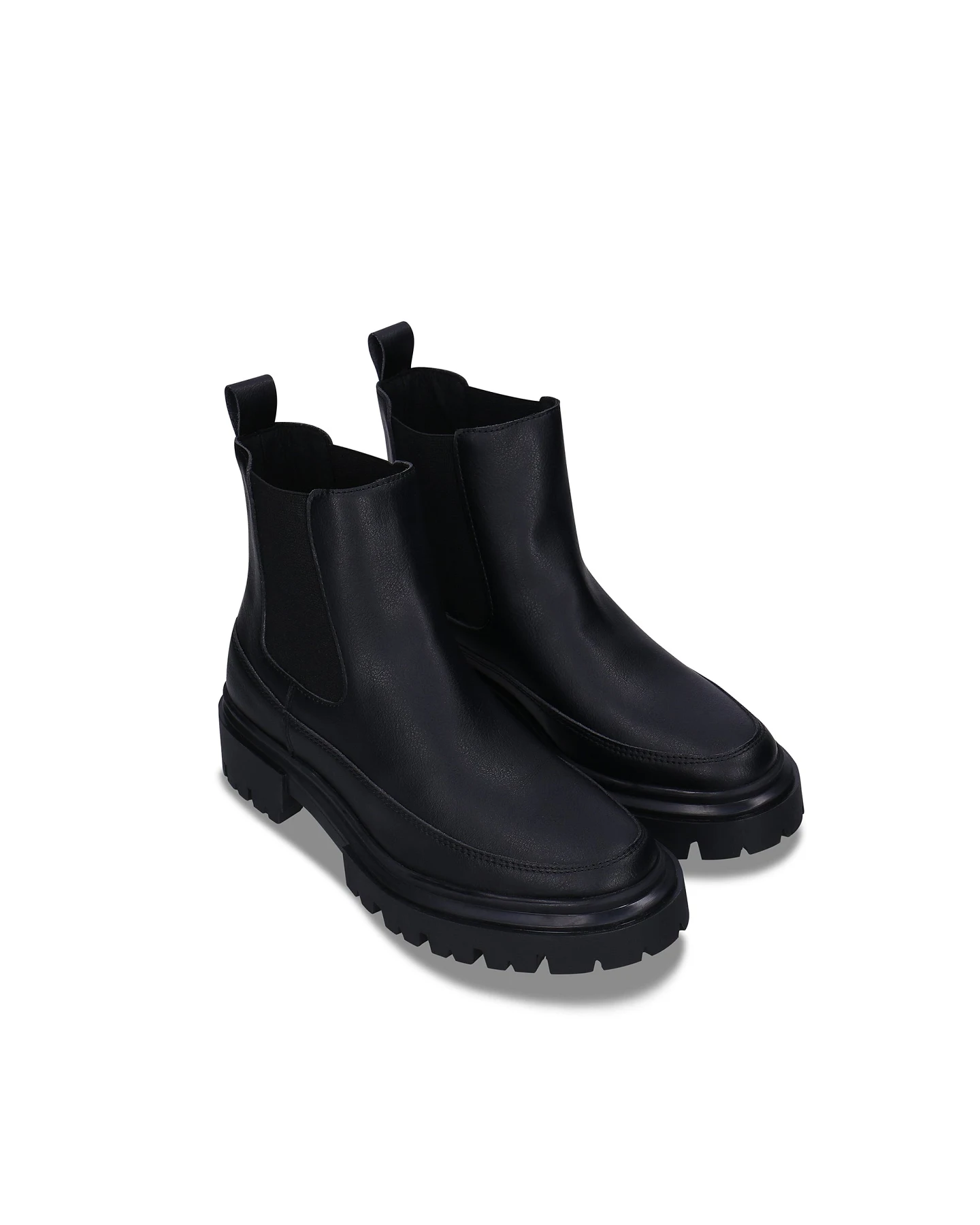 NAE Damen vegan Stiefel Selma Veganes Öko-Leder Schwarz – Ansicht 2