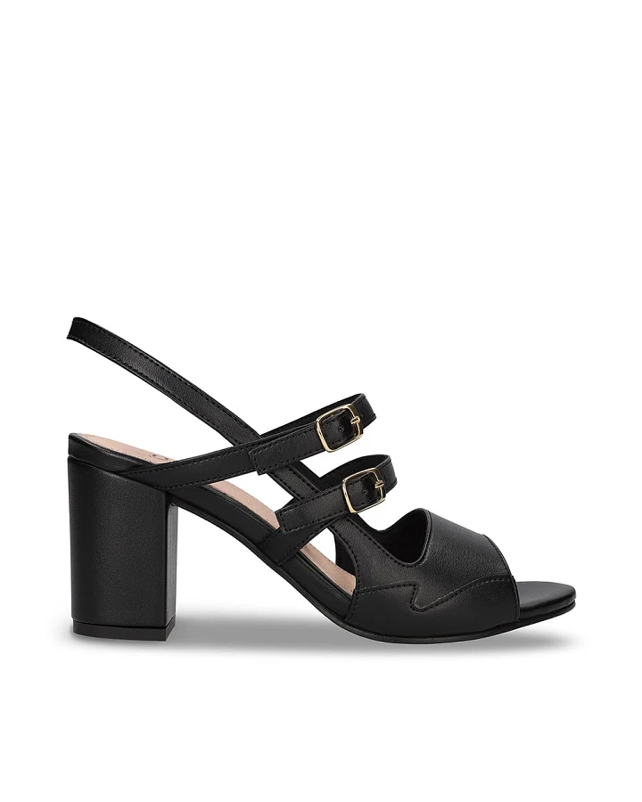 NAE Damen vegan Sandalen Roma Veganes Öko-Leder Schwarz