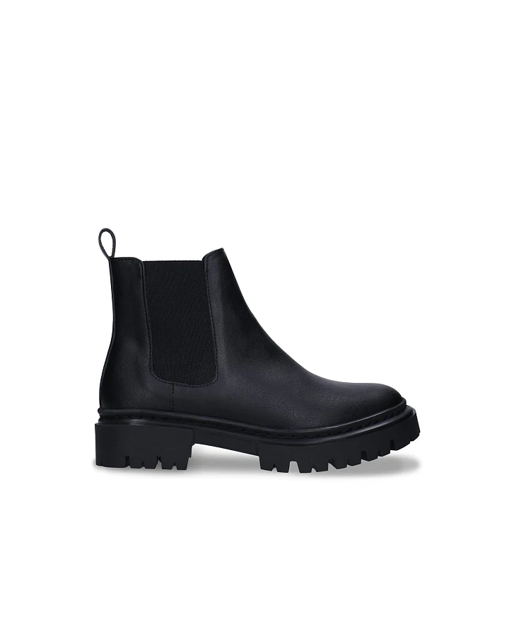 NAE Damen vegan Stiefel Molly Veganes Öko-Leder Schwarz