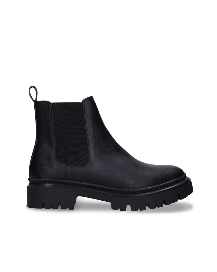 NAE Damen vegan Stiefel Molly Veganes Öko-Leder Schwarz