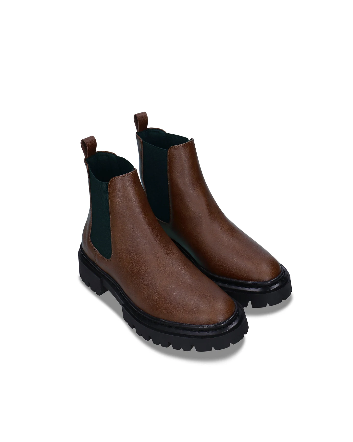 NAE Damen vegan Stiefel Molly Veganes Öko-Leder Braun – Ansicht 2