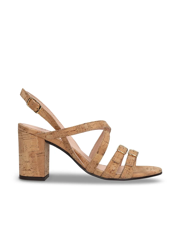 NAE Damen vegan Sandalen Maria Kork Braun