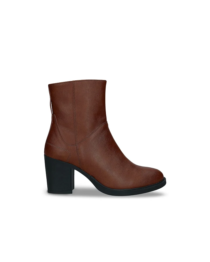 NAE Damen vegan Stiefel Alicia Veganes Öko-Leder Braun