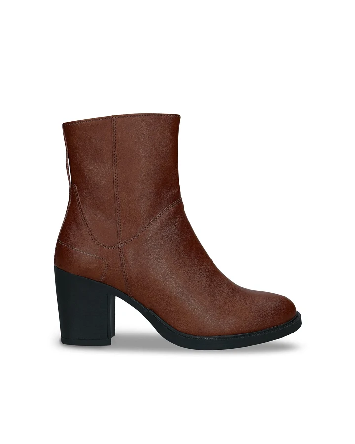 NAE Damen vegan Stiefel Alicia Veganes Öko-Leder Braun