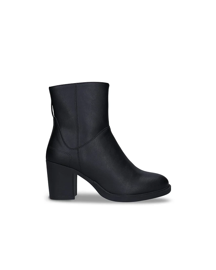 NAE Damen vegan Stiefel Alicia Veganes Öko-Leder Schwarz
