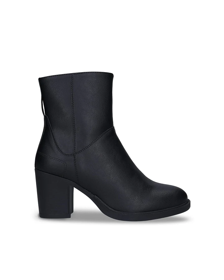 NAE Damen vegan Stiefel Alicia Veganes Öko-Leder Schwarz