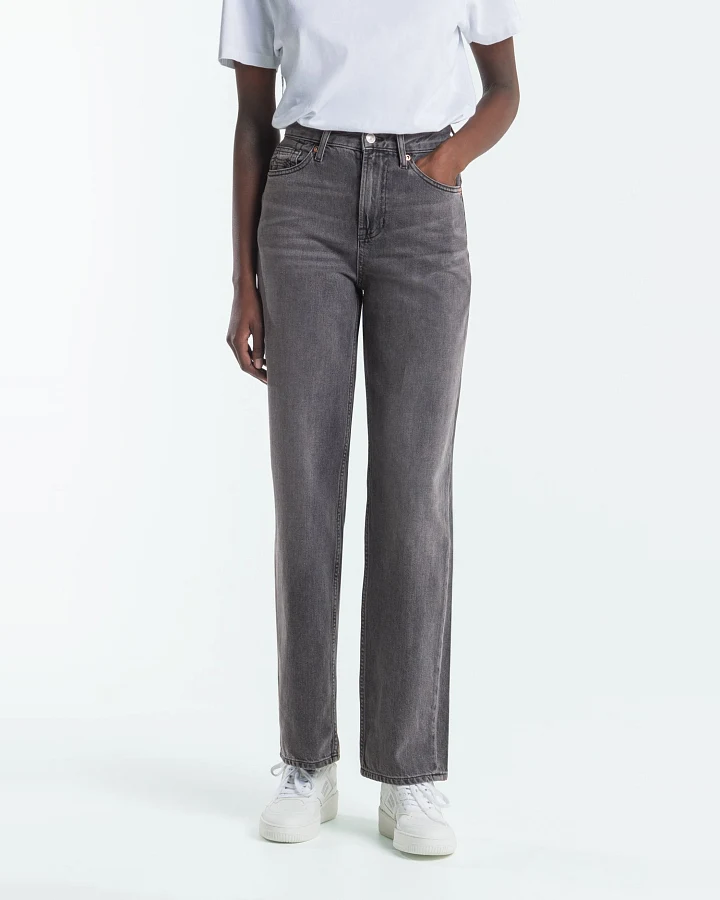 Kings of Indigo Damen vegan Jeans Liora Pony Od Schwarz