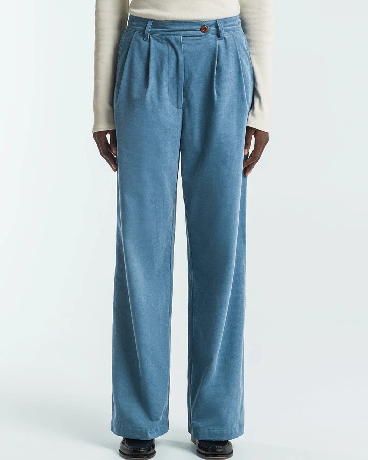 Kings of Indigo Damen vegan Hose Junna Coronet Blau