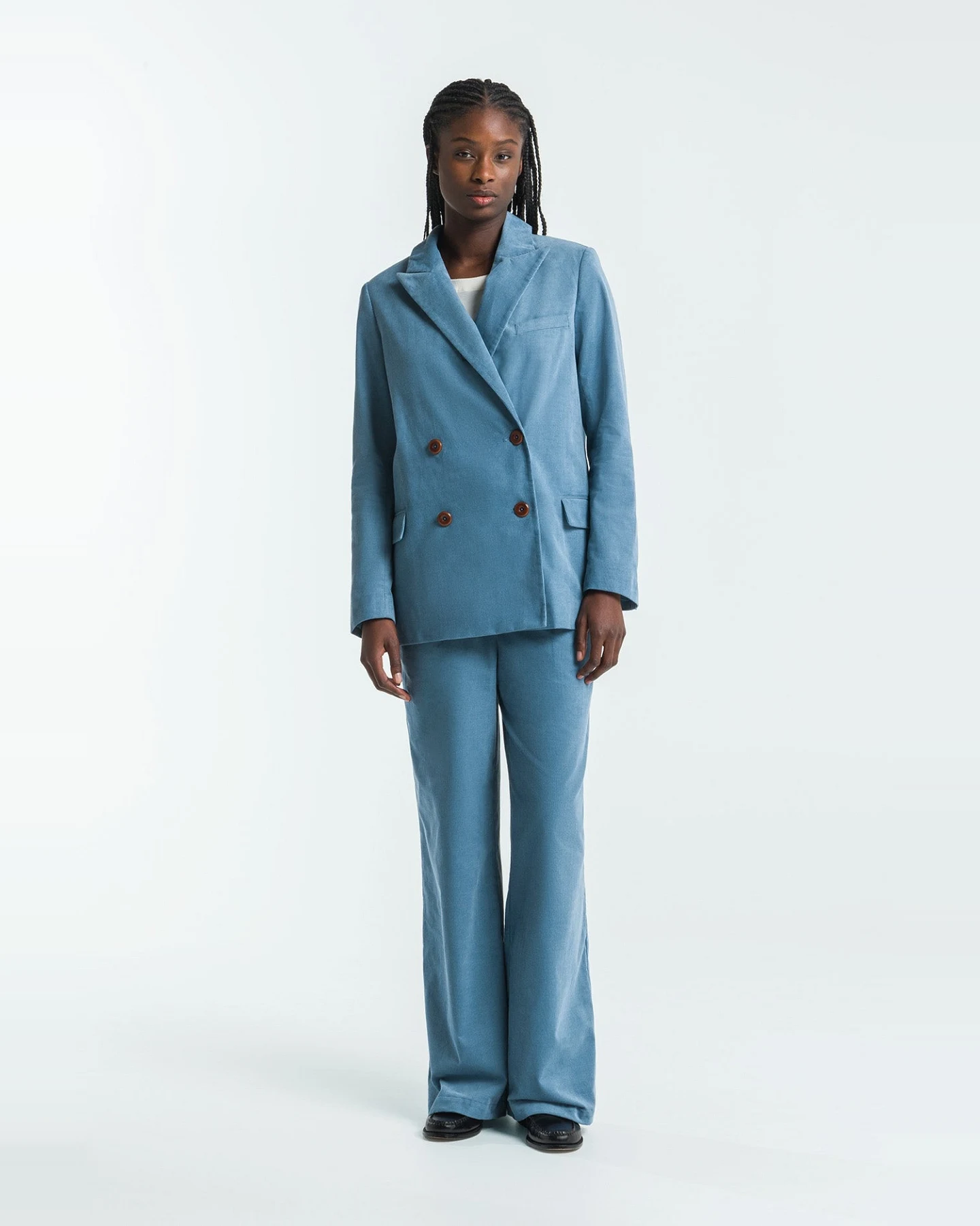 Kings of Indigo Damen vegan Blazer Diana Coronet Blau – Ansicht 2