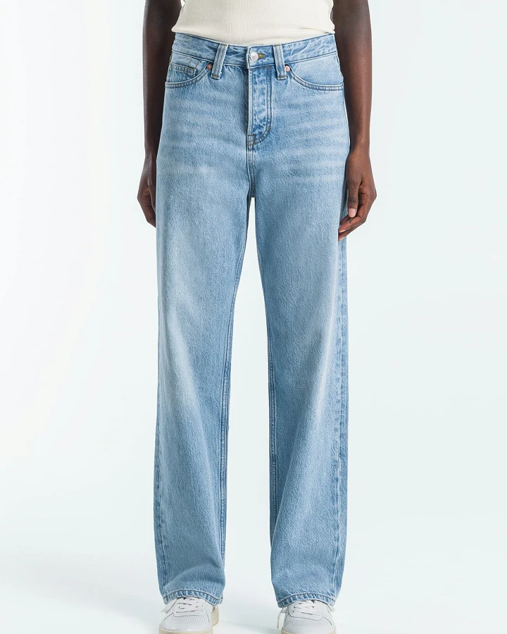 Kings of Indigo Herren vegan Jeans Noah Washed Blue Reef Super Light
