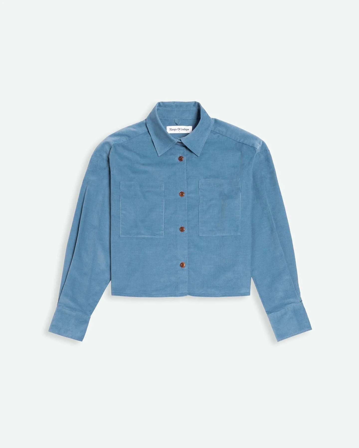 Kings of Indigo Damen vegan Bluse Quinn Coronet Blau – Ansicht 2