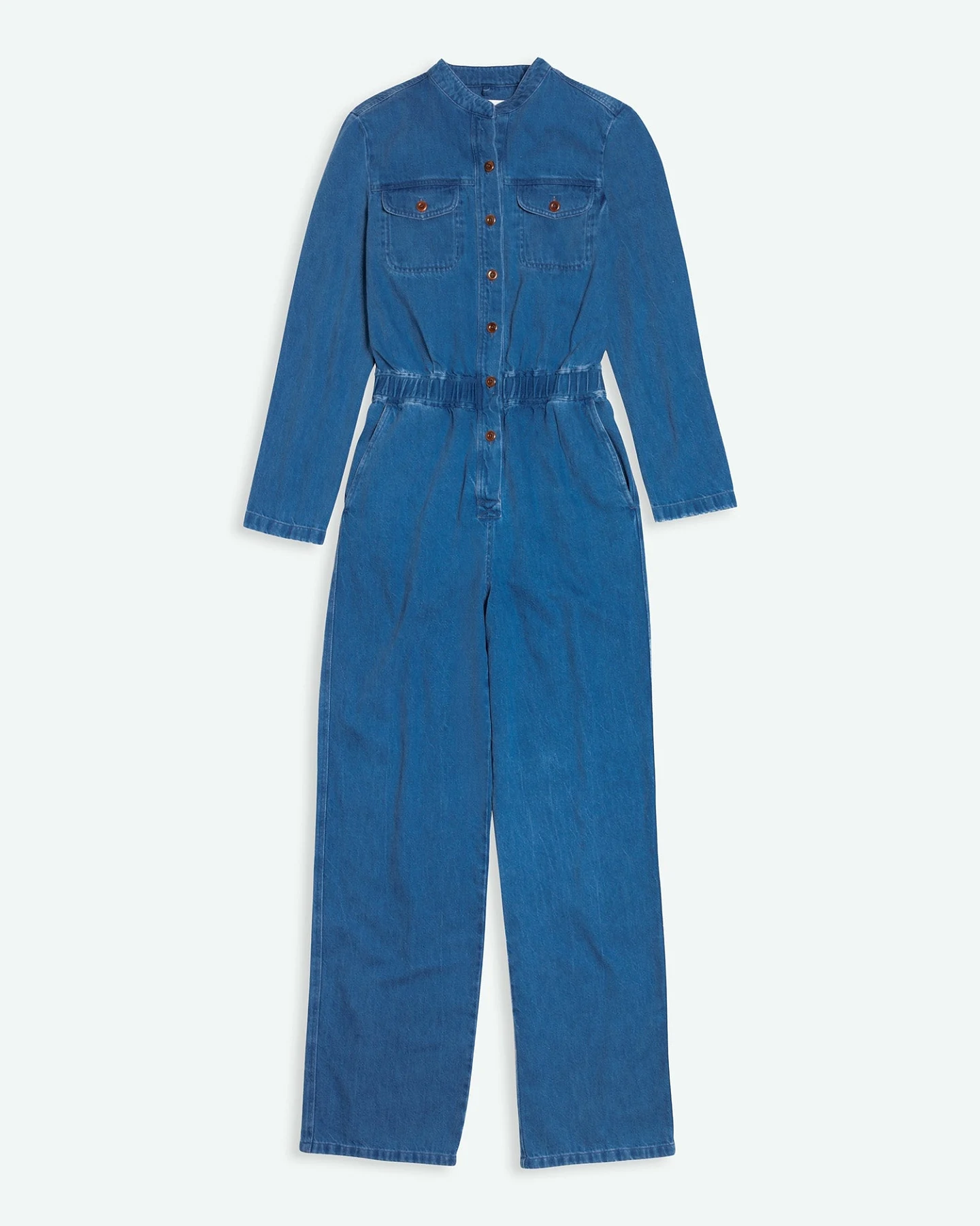 Kings of Indigo Damen vegan Jumpsuit Mid Quennell Ankan Blau – Ansicht 2