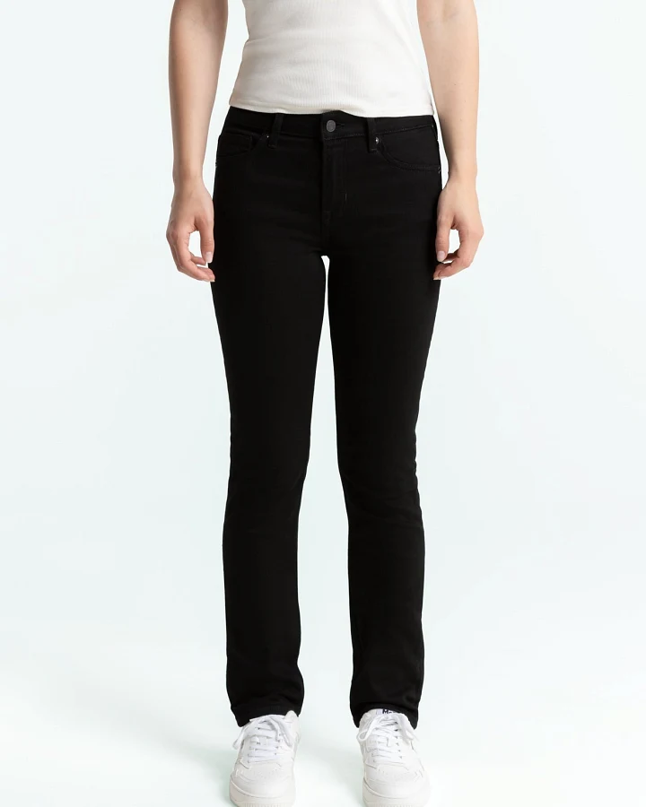 Kings of Indigo Damen vegan Jeans Emi Stay Black Rinse