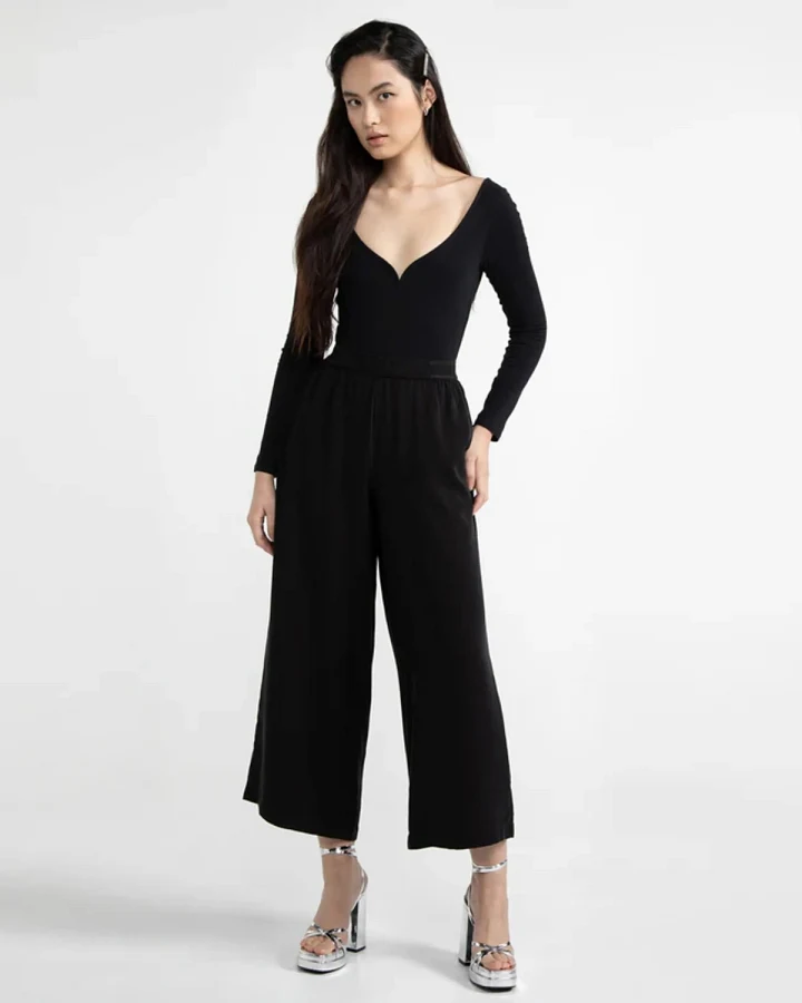 Hose Sandrose Schwarz