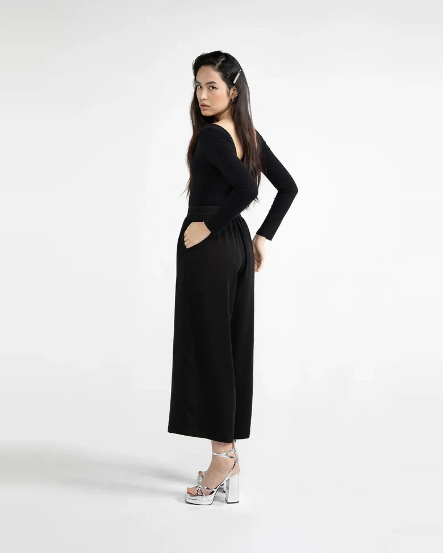 Hose Sandrose Schwarz – Ansicht 4