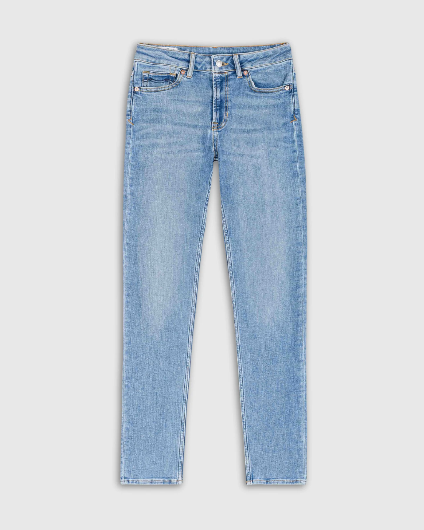 Kings of Indigo Damen vegan Jeans Juno Medium Journey Washed Light – Ansicht 2