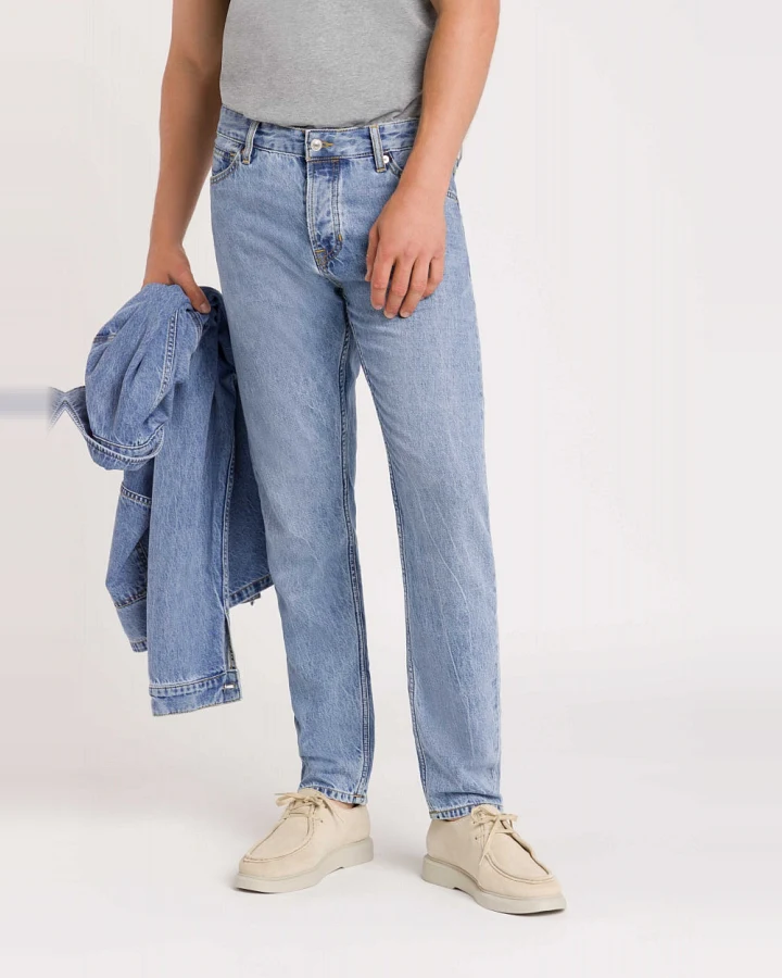 Kings of Indigo Herren vegan Jeans Jerrick Cindy Mid Washed Blau