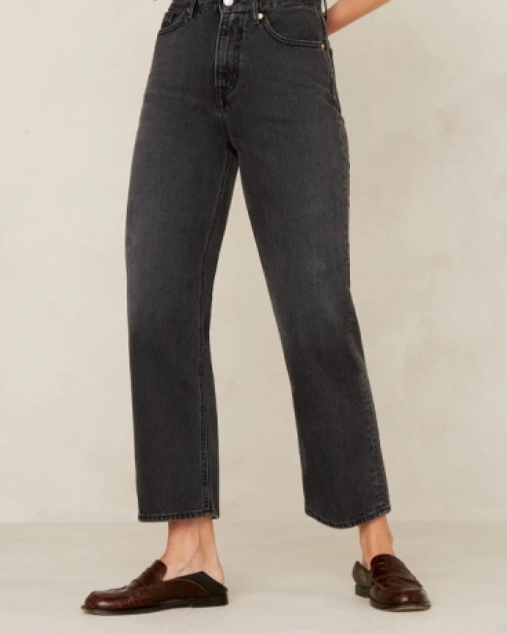 Kings of Indigo Damen vegan Jeans Liora Washed Holo Grau