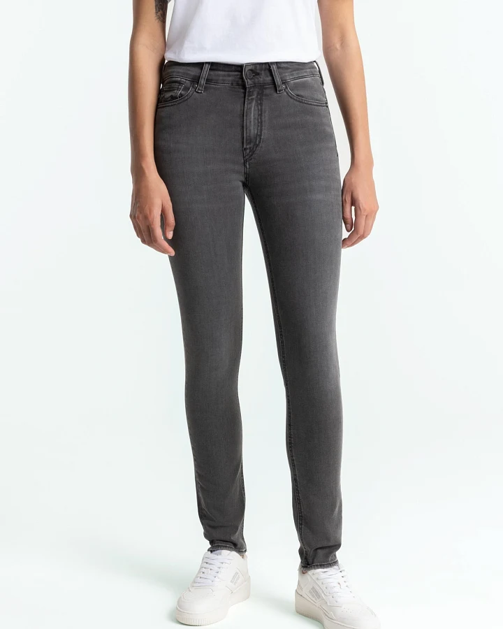 Kings of Indigo Damen vegan Jeans Juno Medium Washed Grau