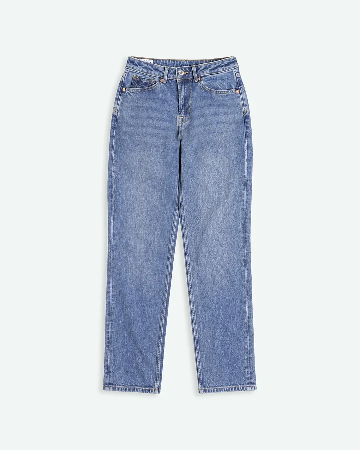 Kings of Indigo Damen vegan Jeans Inoe Xavier Blau Marmor