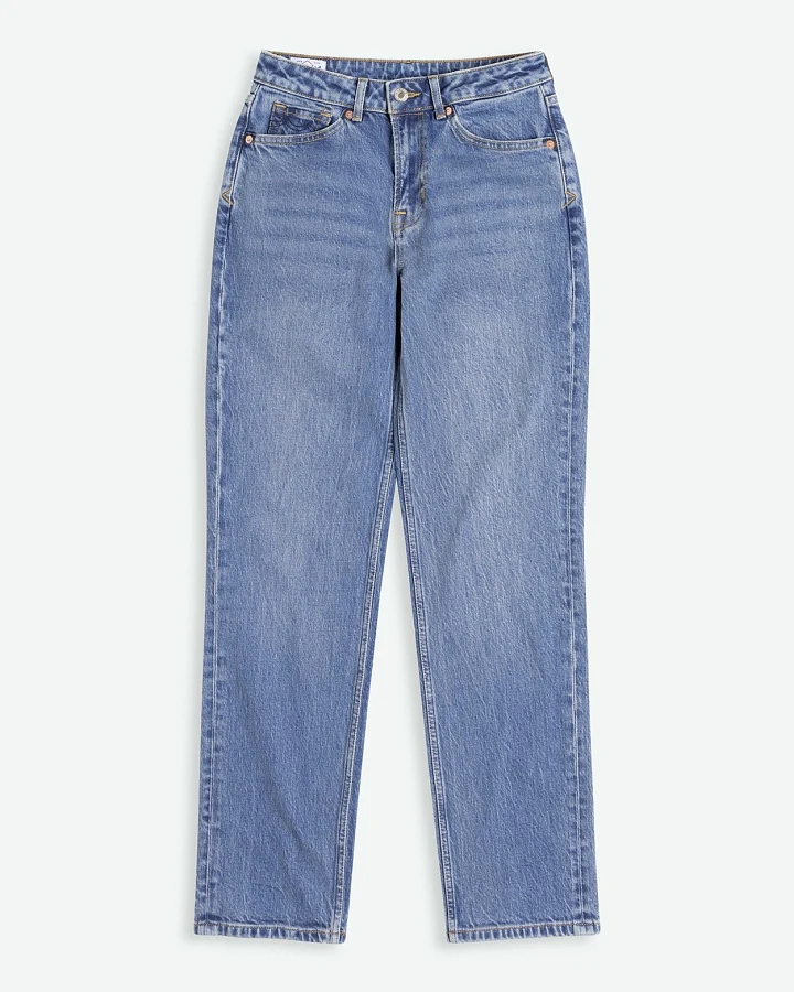 Kings of Indigo Damen vegan Jeans Inoe Xavier Blau Marmor