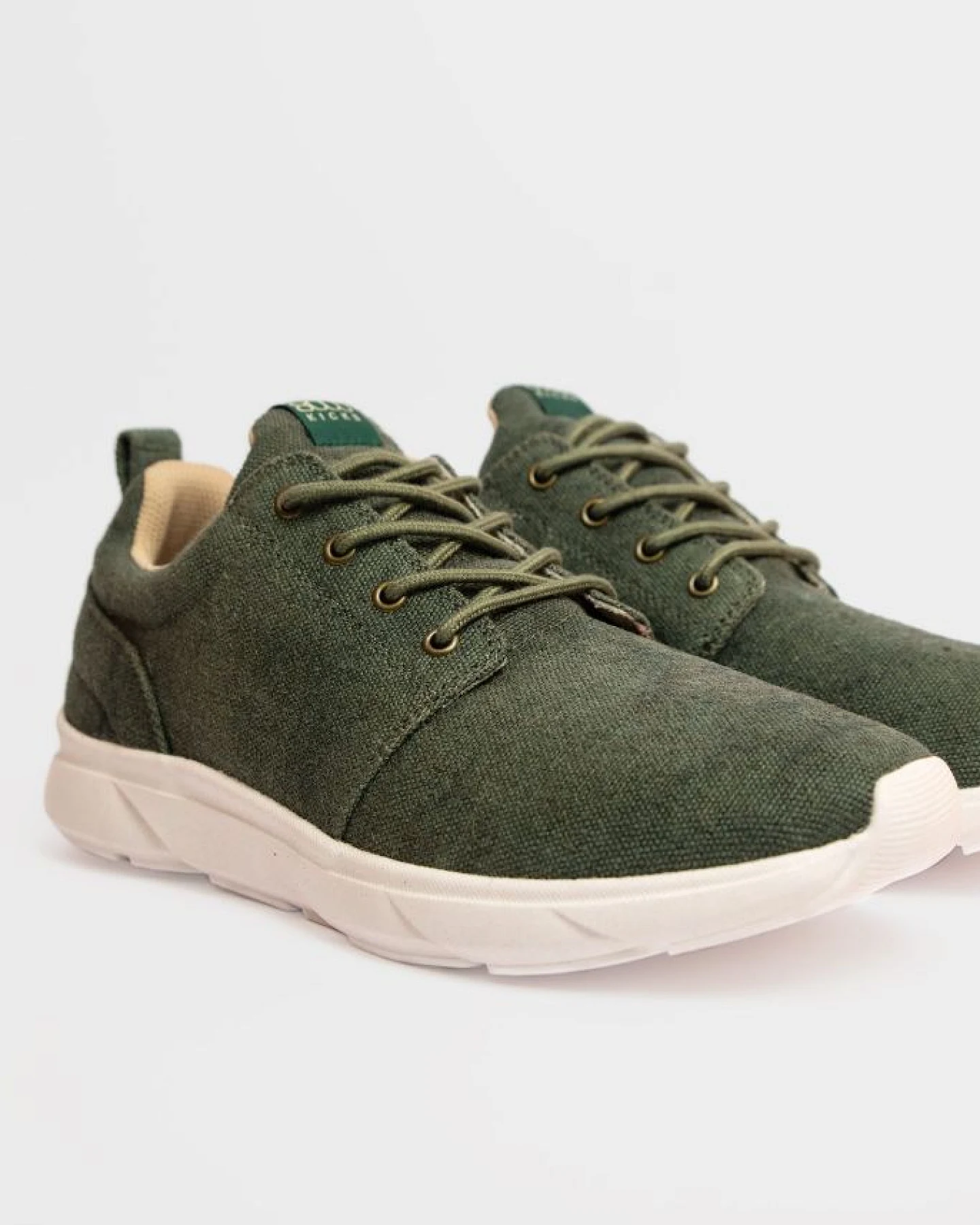 8000kicks EU Herren vegan Sneaker Herren Explorer V2 Dunkelgrün – Ansicht 2