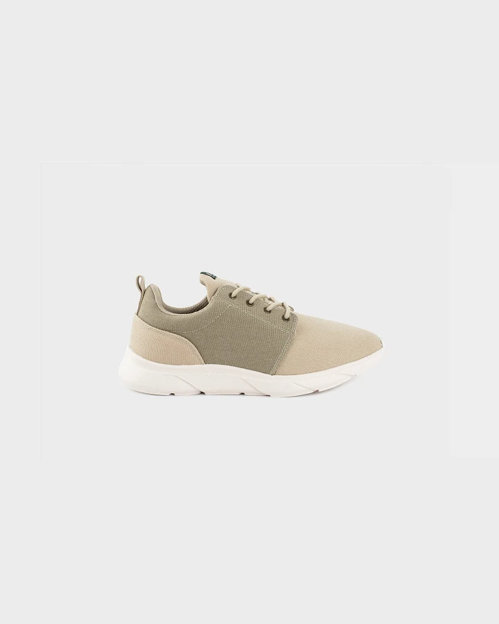 8000kicks EU Herren vegan Sneaker Herren Explorer V2 Beige Und Grün