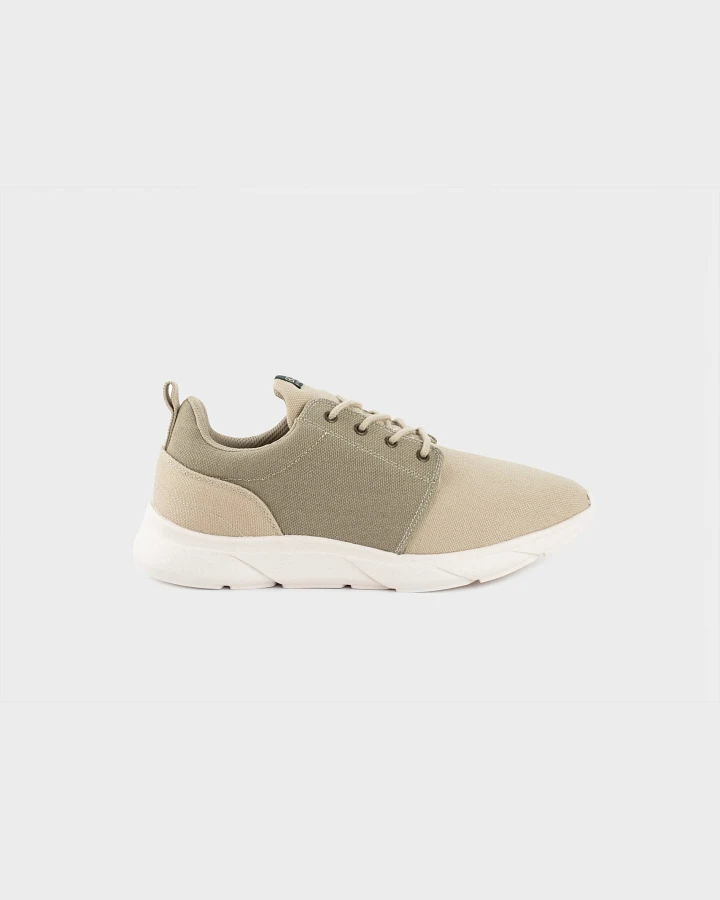 8000kicks EU Herren vegan Sneaker Herren Explorer V2 Beige Und Grün