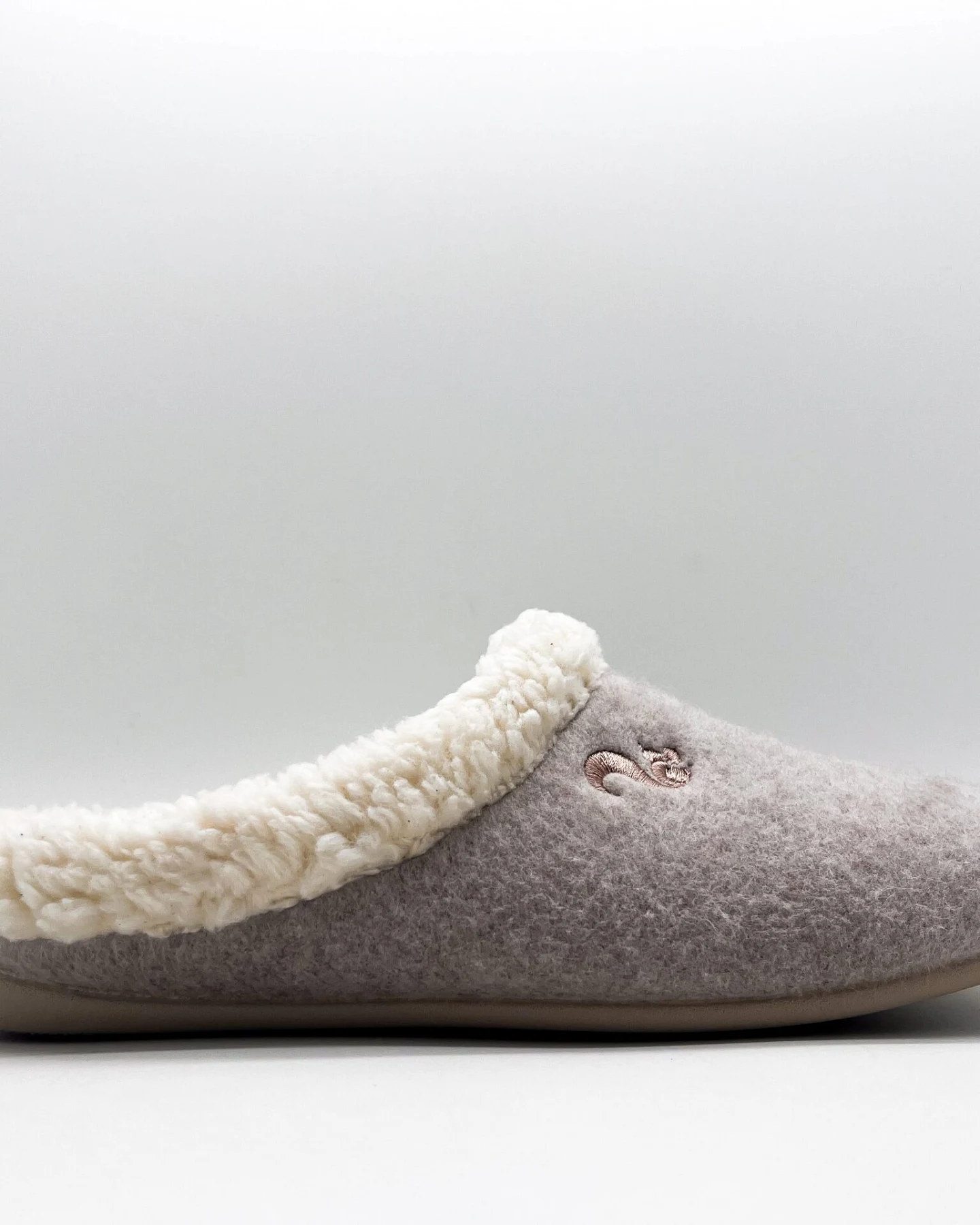 thies Damen vegan Hausschuhe Cozy Taupe – Ansicht 2