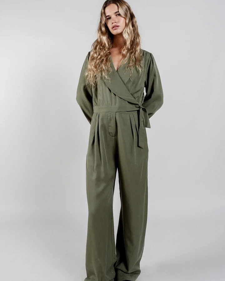 KOMODO Damen vegan Jumpsuit Kangra Grün