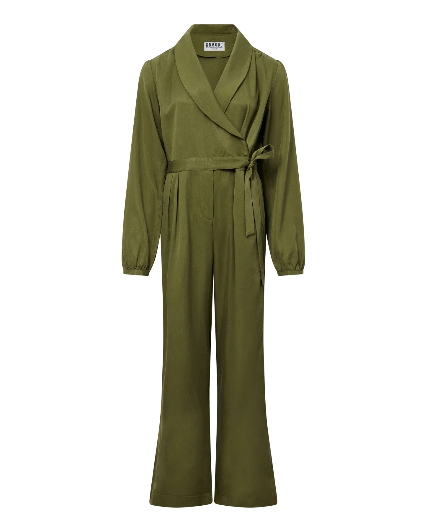 KOMODO Damen vegan Jumpsuit Kangra Grün – Ansicht 2