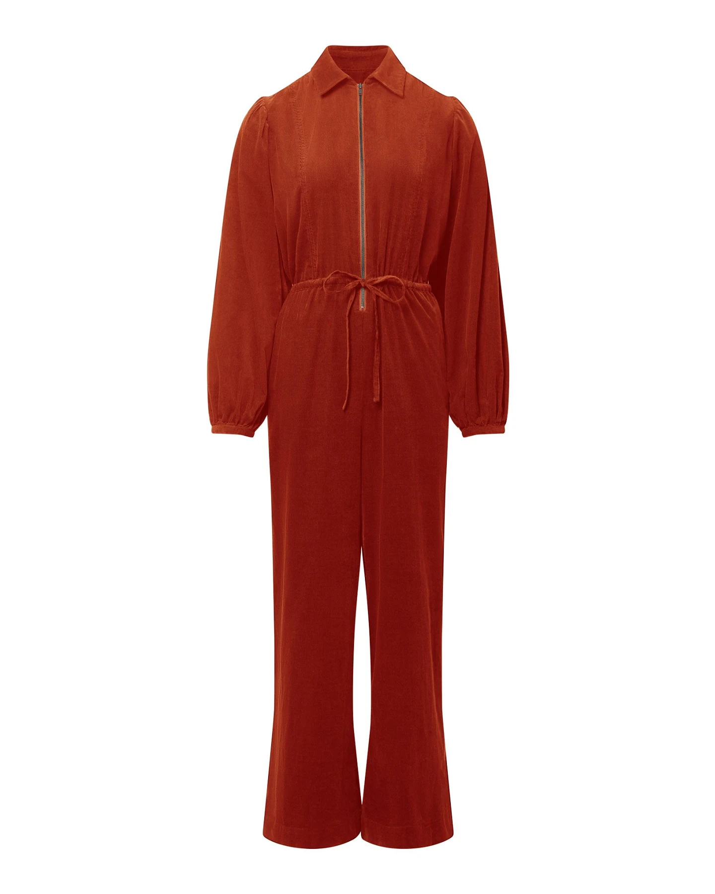 KOMODO Damen vegan Jumpsuit Corduroy Amrita Terracotta – Ansicht 2