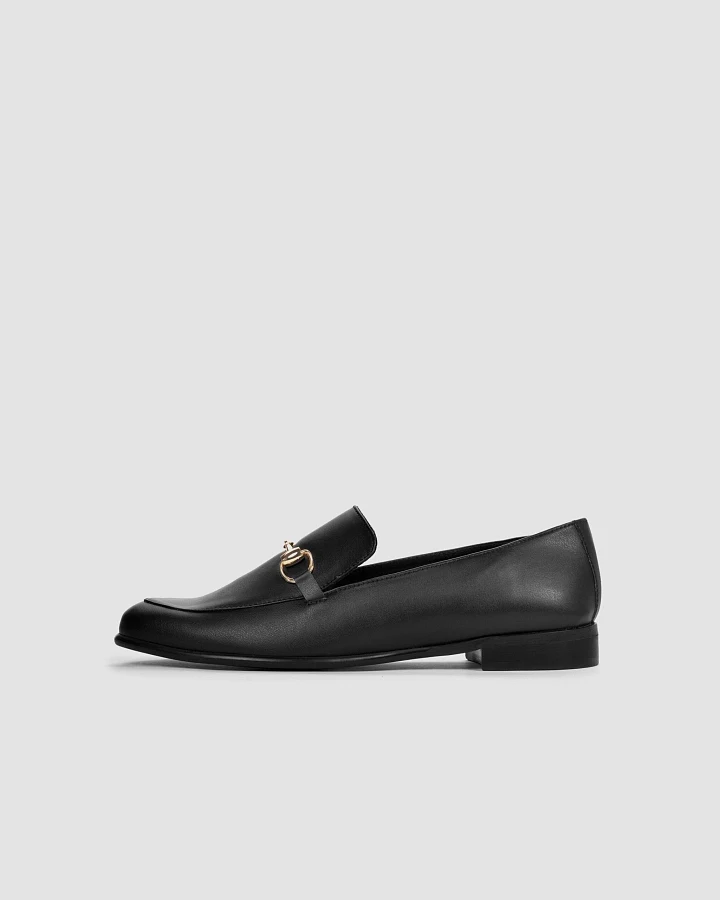 BOHEMA Damen vegan Loafer Shiv Schwarz