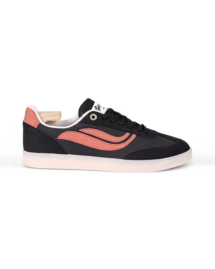 Genesis Damen vegan Sneakerdamen G-Volley Serial Schwarz/Rost
