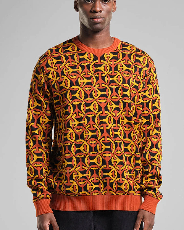 DEDICATED Herren vegan Sweatshirt Mora Peace Multicolor