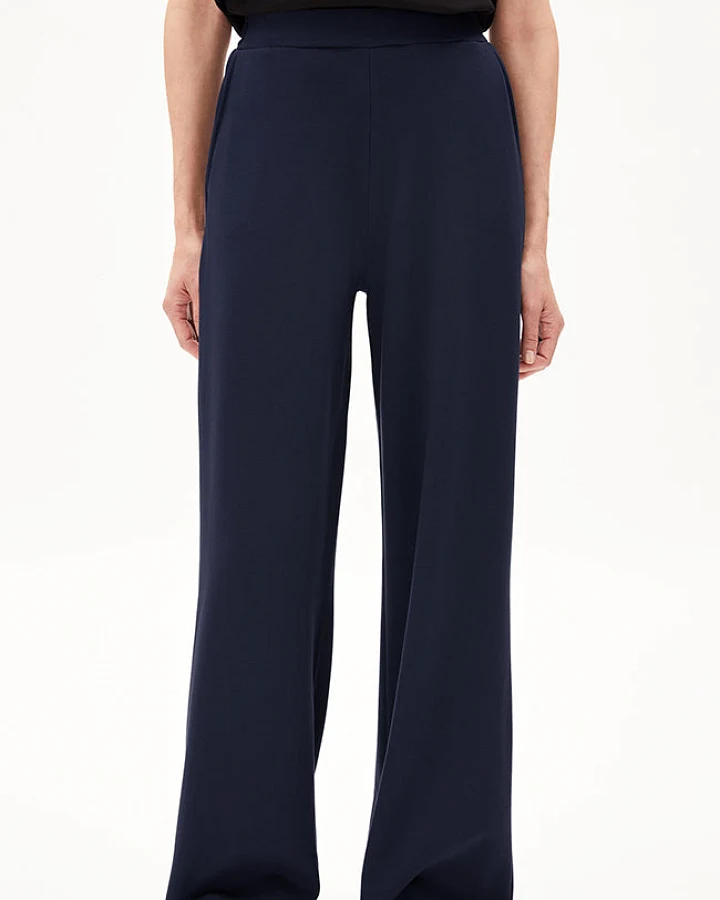 ARMEDANGELS Damen vegan Hose Himaari Night Sky Blue