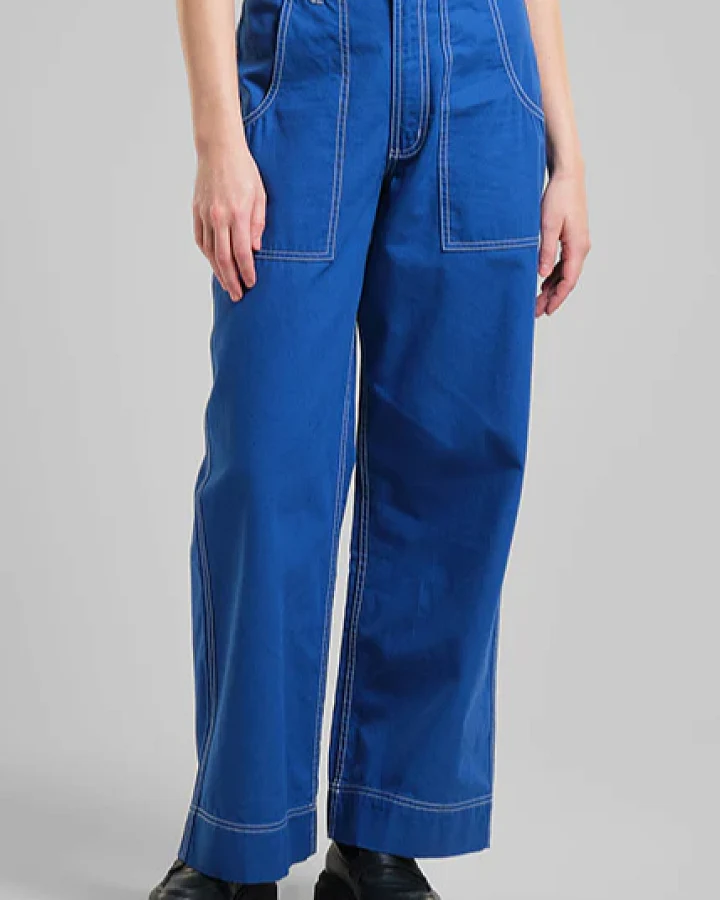 DEDICATED Damen vegan Hose Vara Surf Blue