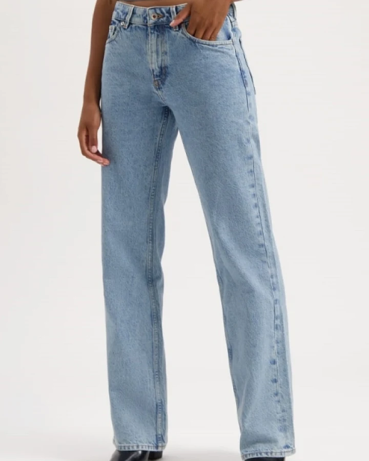 Kuyichi Damen vegan Jeans Lena Locker Heritage Blau