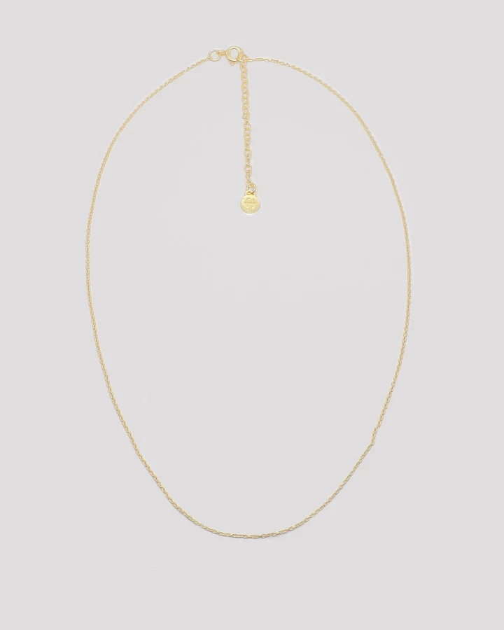 fejn Damen vegan Halskette Einfarbig Gold