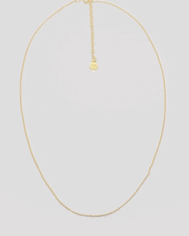 fejn Damen vegan Halskette Einfarbig Gold