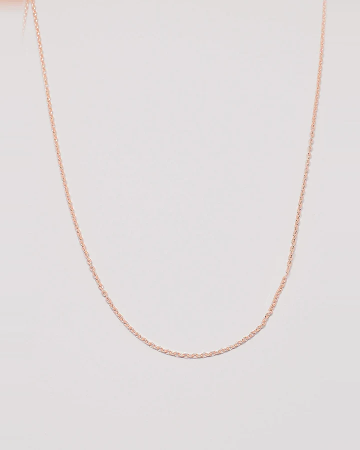 fejn Damen vegan Halskette Einfarbig Rose Gold