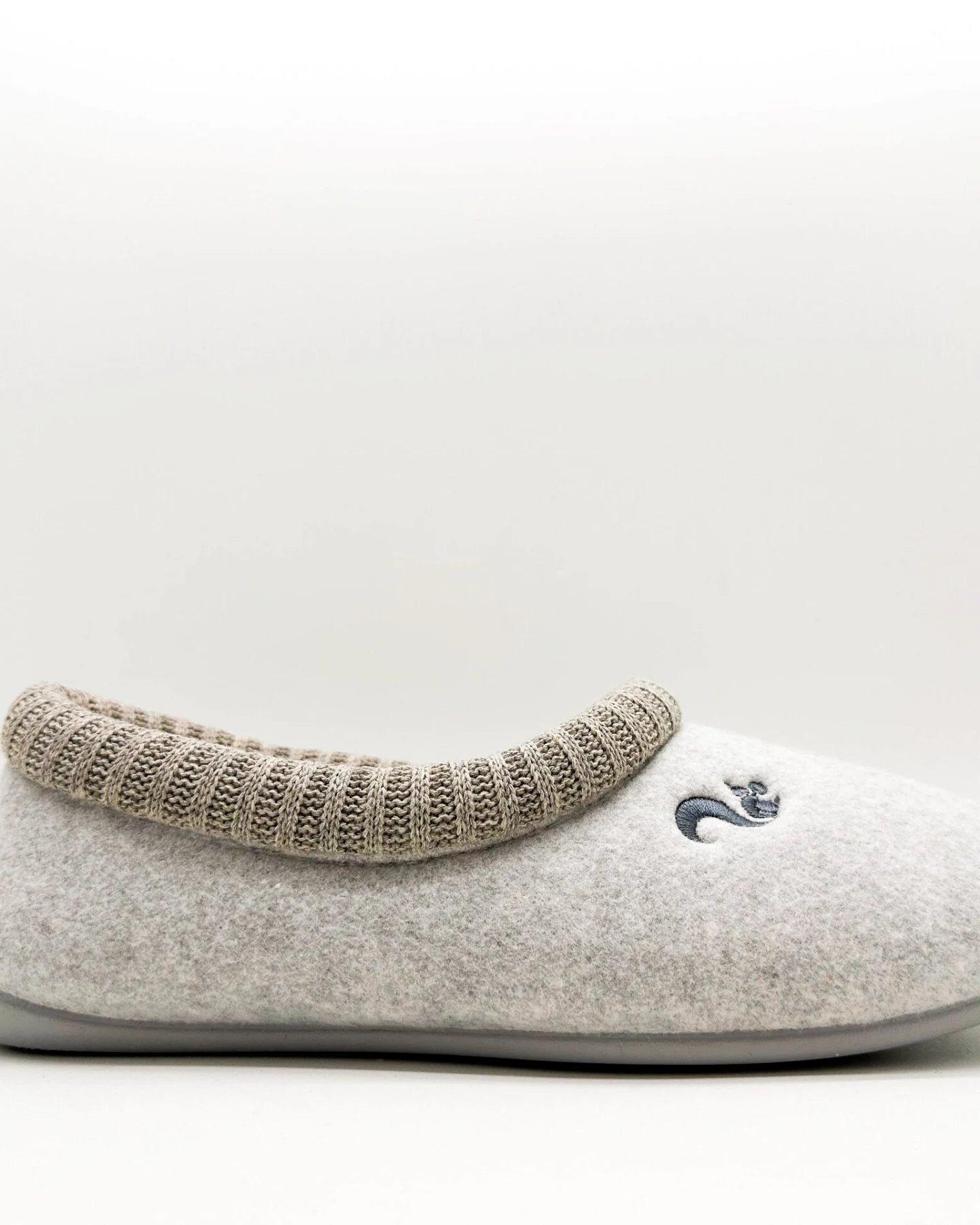 thies Damen vegan Hausschuhe Cozy Home Hellgrau (W/X) – Ansicht 2