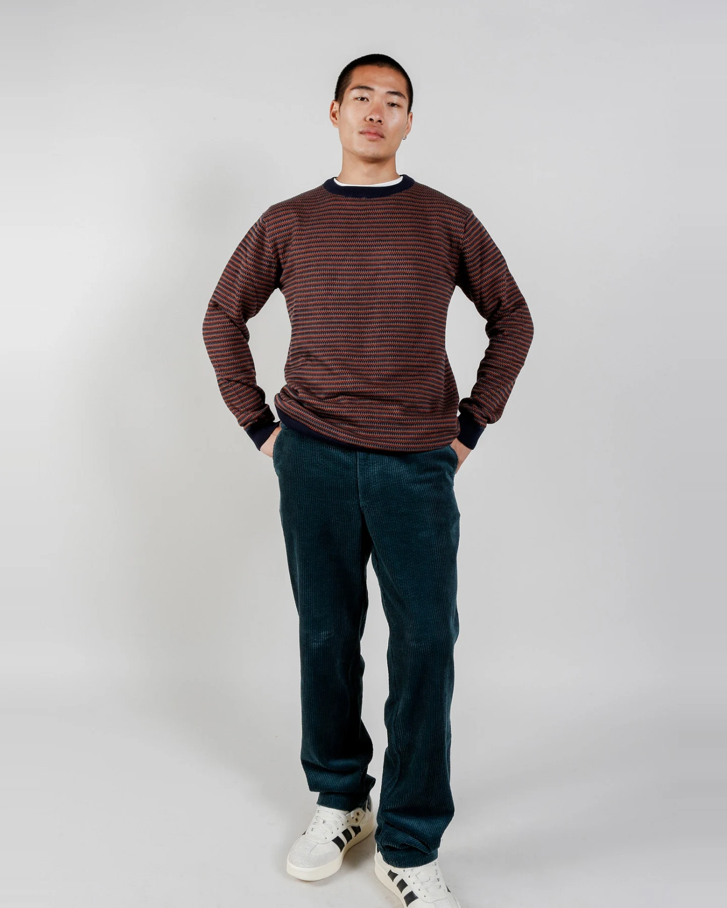 KOMODO Herren vegan Jumper Opal Erde – Ansicht 2