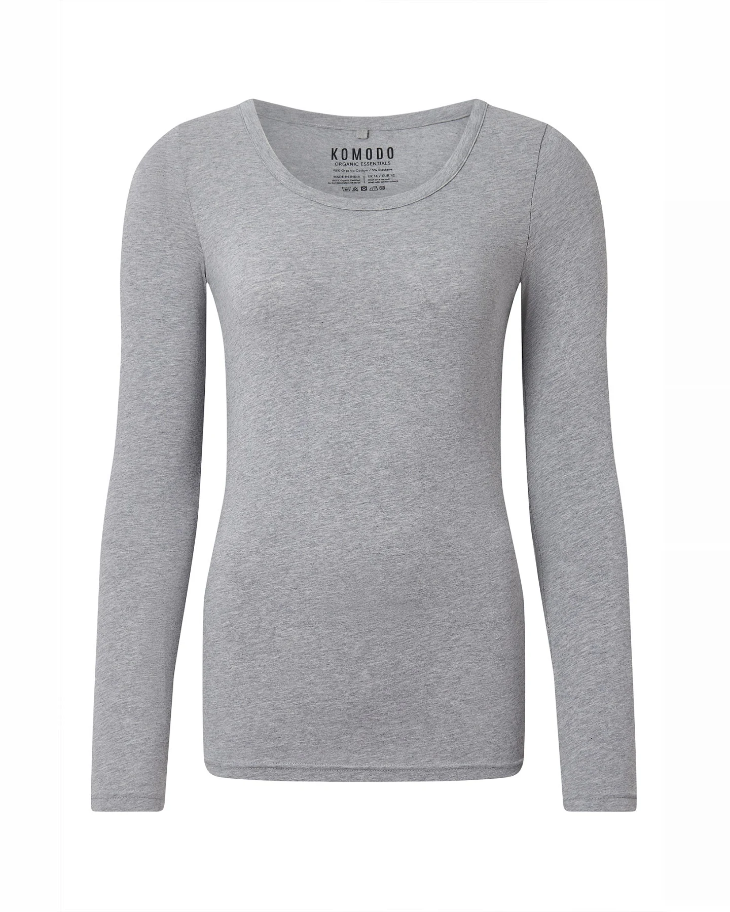 KOMODO Damen vegan Oberteil Darcey Grey – Ansicht 2